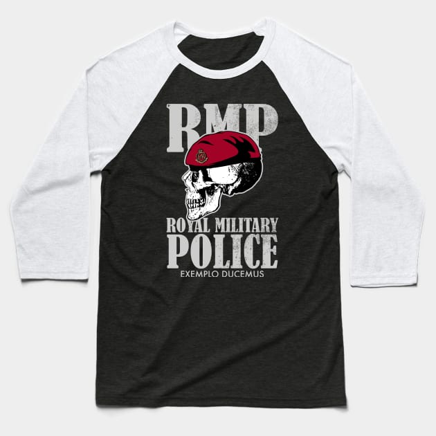 Royal Military Police (distressed) Baseball T-Shirt by TCP